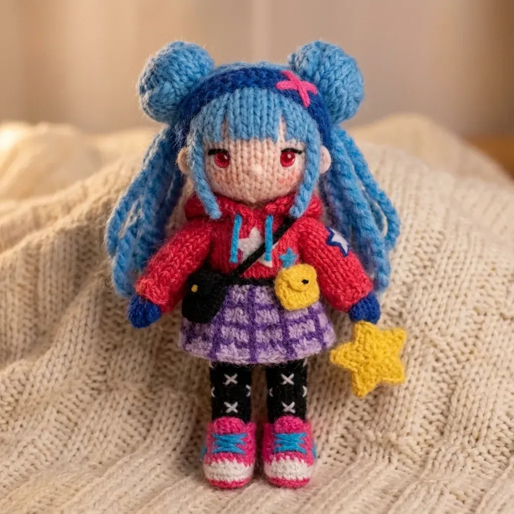 編みぐるみ化の生成例