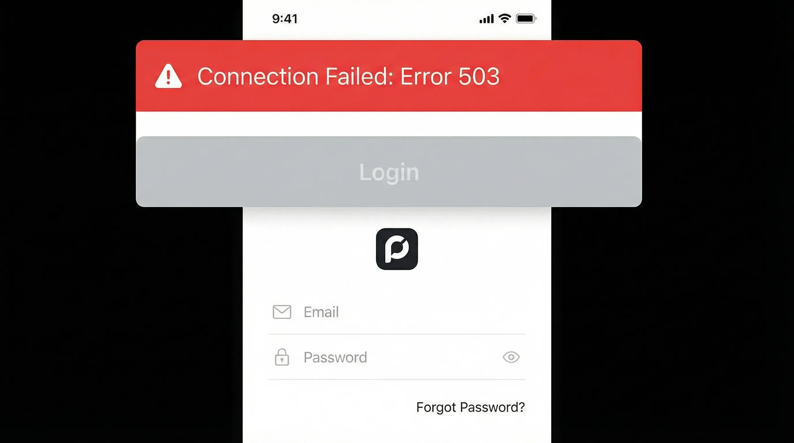 UIエラー画面の生成例