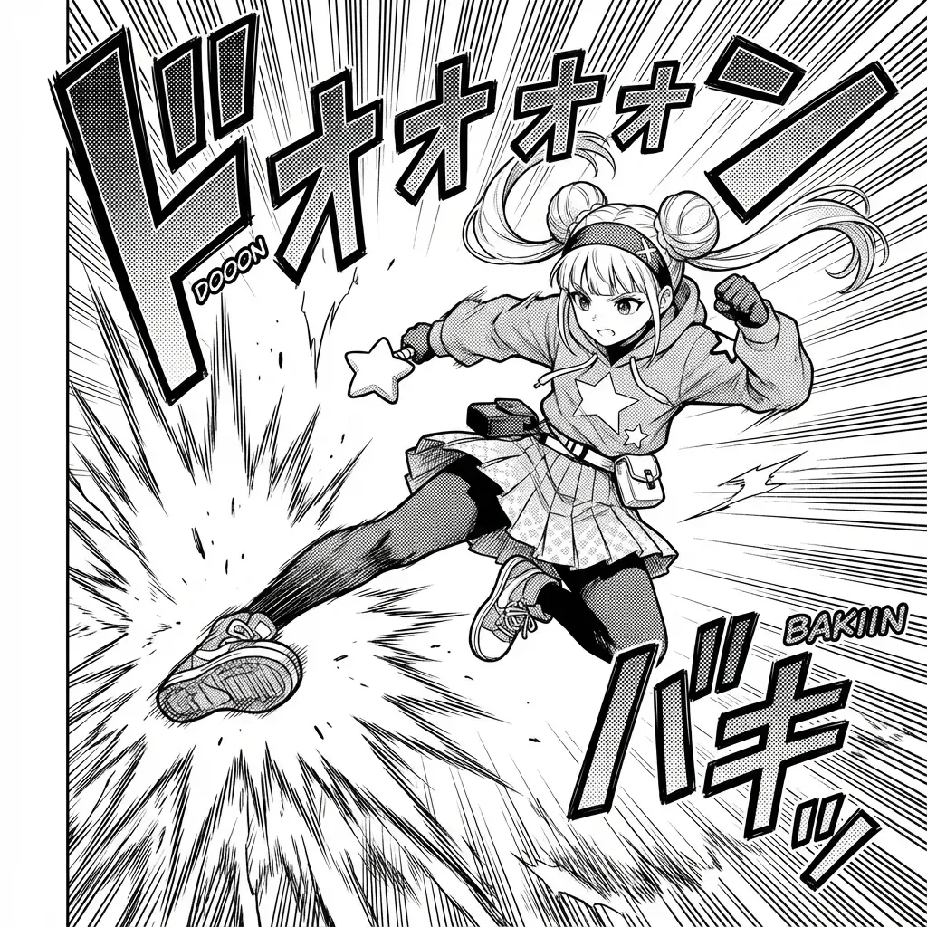 漫画制作の生成例