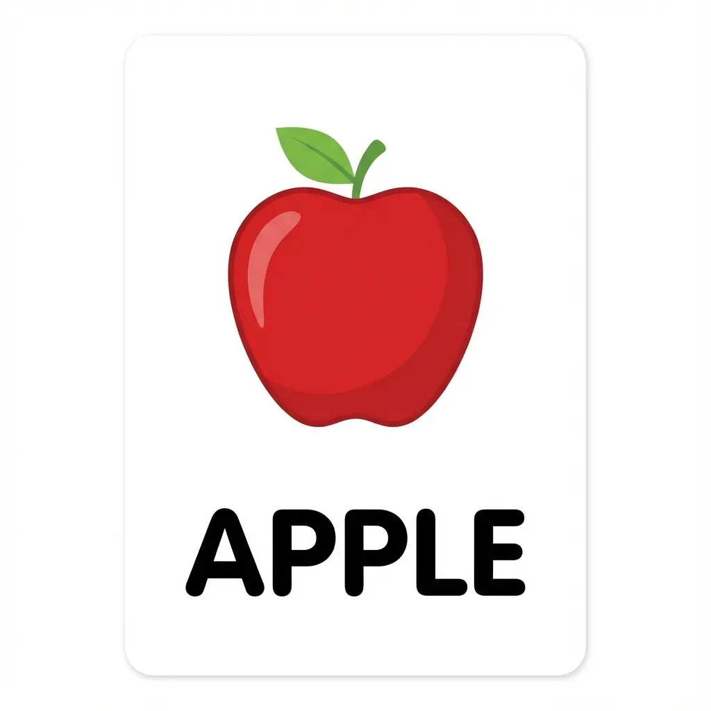 英単語カードの生成例