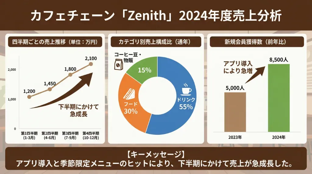 プレゼン資料の生成例